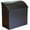 Black, variant on NACH Baxter High Capacity Parcel Mailbox – Black Wall Mount Mailboxes for Outside - 12.4”x7.1”x11.8