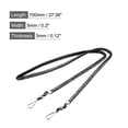 thumbnail image 2 of Unique Bargains 28' Eyeglasses Holder Straps Cord Sunglasses Strap Eyewear Retainer Chain, 2Pack Black, 2 of 5