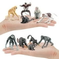 thumbnail image 3 of 10x Mini Orangutan Monkey Figures Jungle Animal Set for, 3 of 8