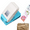 Q17# A, variant on Square Hole Punch Large Portable Manual Ergonomic, Postage Stamp Punch, Square Hole Postage Craft Puncher for Cardboard Scrapbook Postage Envelope Labels Wrapping Card Making,A