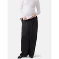 thumbnail image 2 of Ingrid & Isabel For Every Belly Women’s Maternity Under the Belly Drape Pants, Sizes S-XXL, 2 of 8