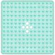 thumbnail image 1 of Alfombrilla de baño cuadrada antideslizante con ventosas, duradera y elegante, alfombrilla de ducha antideslizante, diseño moderno, ventosas de calidad, lavable a máquina y sin látex (verde azulado) Vhermosa Cortinas, 1 of 5