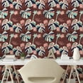 thumbnail image 2 of Ambesonne Tropical Peel & Stick Wallpaper for Home, Simplified Exotic Flora, 13"x36", Pale Salmon Seafoam, 2 of 5