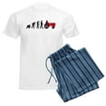 thumbnail image 6 of CafePress - Evolution Of Man Farmer With A Tractor Pyjamas - Men's Light Loose Fit Cotton Pajama Set, 6 of 7