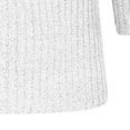 thumbnail image 4 of Ltctricy Women's Tunic Tops 3/4 Length Sleeve Crew Neck Curved Hem Christmas Printed Ribbed Knit T Shirts Casual Tee Blouses(White,X-Large), 4 of 5