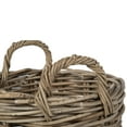 thumbnail image 4 of Kouboo Kobo Handles Rattan Storage Basket, Gray, 4 of 13