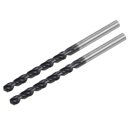 

Uxcell 2 Pack 4.5mm M42 High Speed Steel Twist Drill Bits TiCN Coated Round Shank Drill Bit