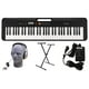 thumbnail image 2 of Teclado Casio de 61 teclas con soporte, auriculares y banco negro, 2 of 7