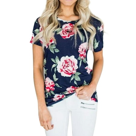 Navy Frill Neck Button Design Random Floral Print Cold Shoulder Long Sleeves Blouses Navy Frill Neck Button Design Random Floral Print Cold Shoulder Long Sleeves Blouses