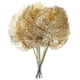 thumbnail image 5 of 20 piezas de hojas artificiales decorativas de plantas tropicales doradas para bodas en interiores., 5 of 6