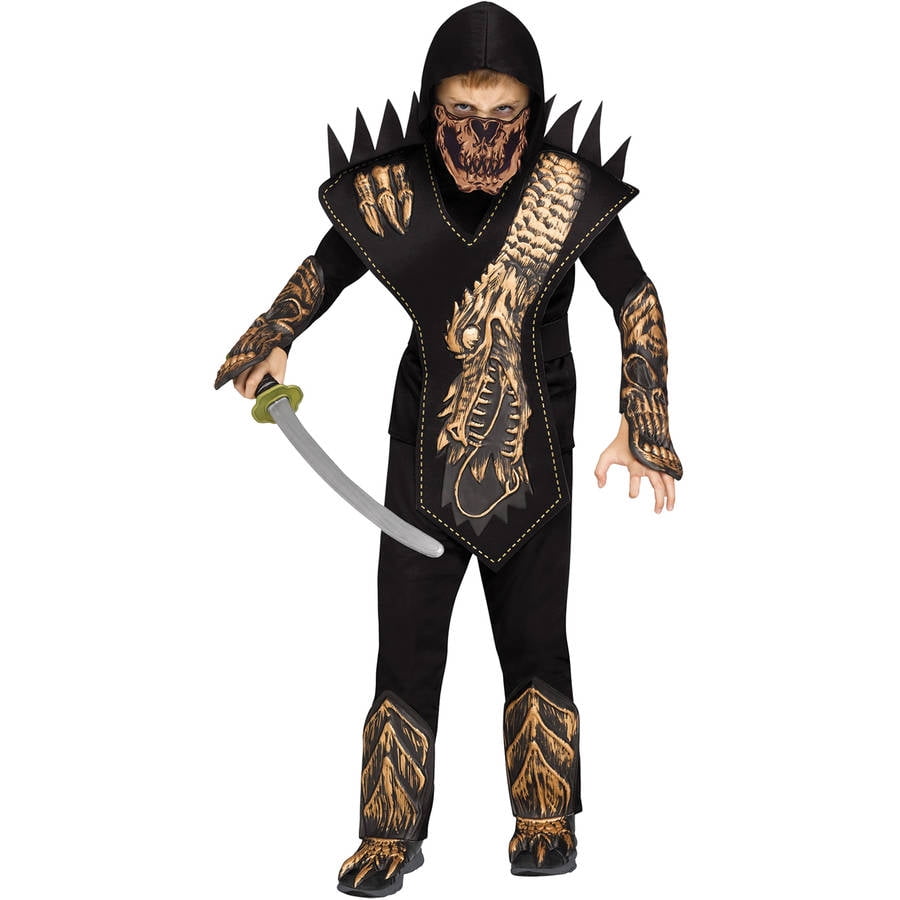 Gold Pirates des Caraïbes Costume Squelette Halloween Party Fancy Dress Masque 