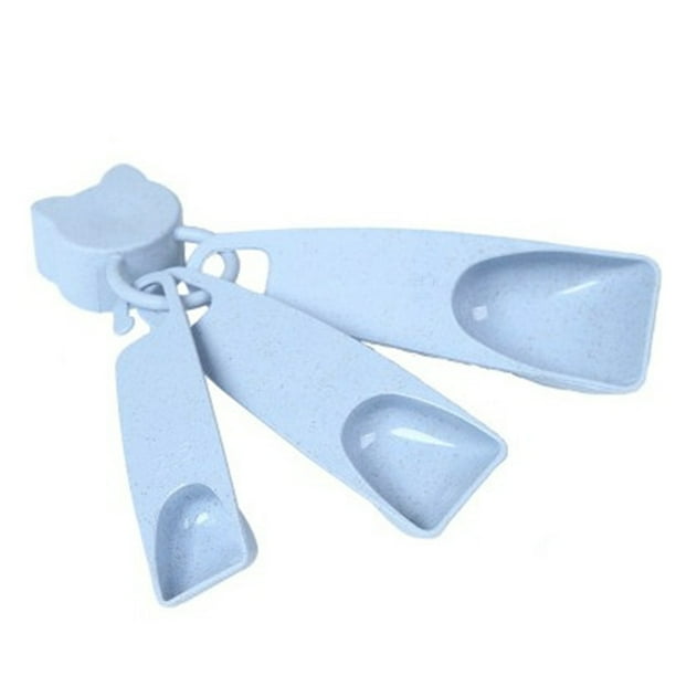 4pcs/Set Measuring Spoons Clear Gram Scale Milk Powder Seasoning