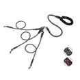 thumbnail image 2 of BeesClover 3 In 1 Pet Dog Nylon Traction Rope Wear-resistant 360 Degree Rotating Buckle 3 Way Multiple Dog Leashes, 2 of 9