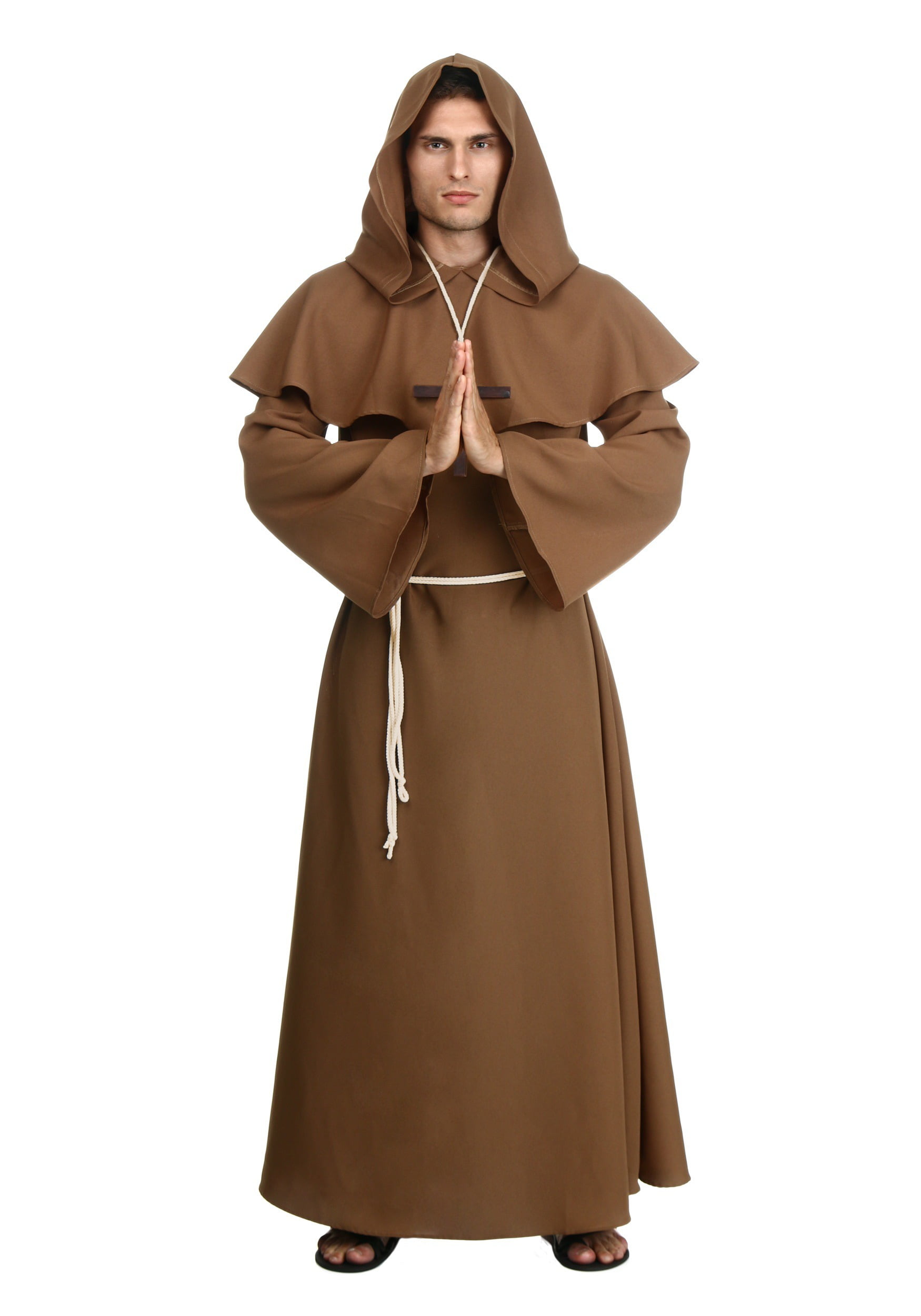 Disney Park Star Wars Brown Hooded Cape Jedi Training Academy Adult One Size 