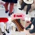 thumbnail image 3 of Cecorc Girls Leggings Opaque Pantyhose Cotton Tights Winter Fall Outfits Clothes, 4Pack, 6-8 Years, 3 of 5
