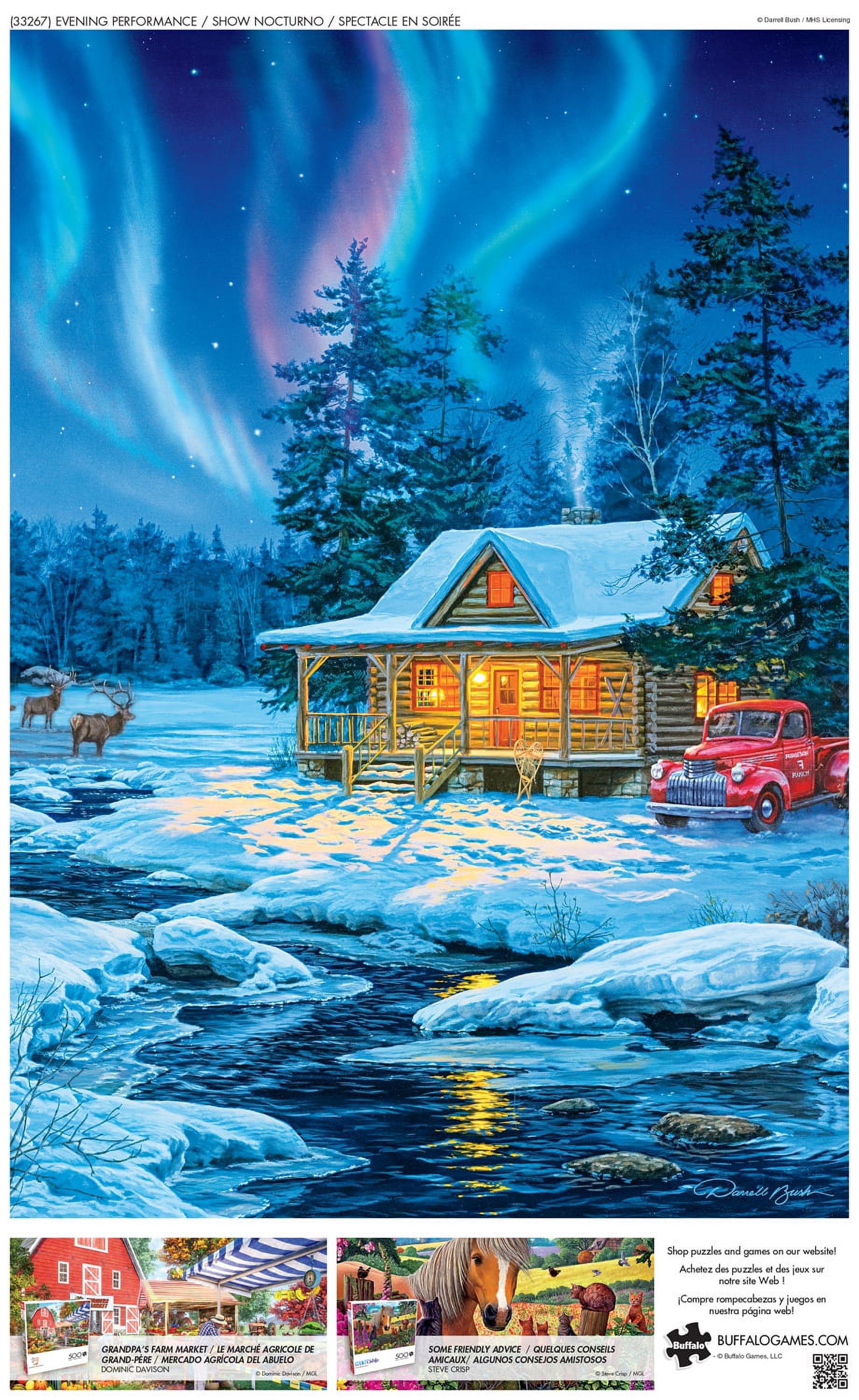 Buffalo Games 500-Piece Darrell Bush Evening Performance Adult Interlocking Jigsaw Puzzle