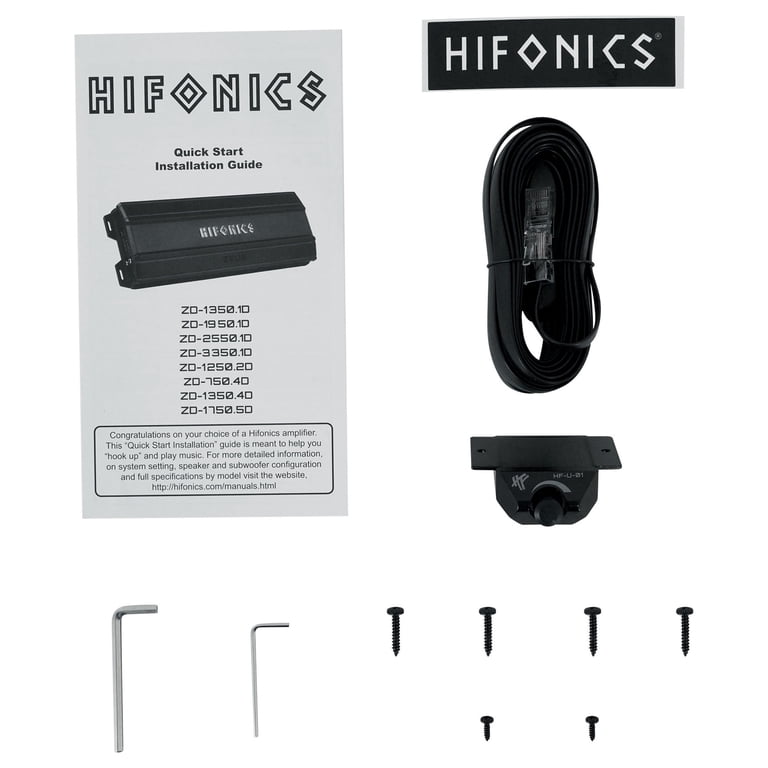 Hifonics Zeus Delta 1950 Watt Mono Block Mobile Car Amplifier, ZD