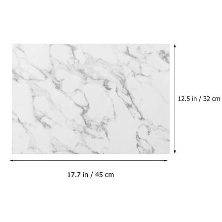 

placemat 1pc Western Food Mat Leather Dining Mat Marbling Cup Mat Heat Insulation Placemat Table Protective Cushion White