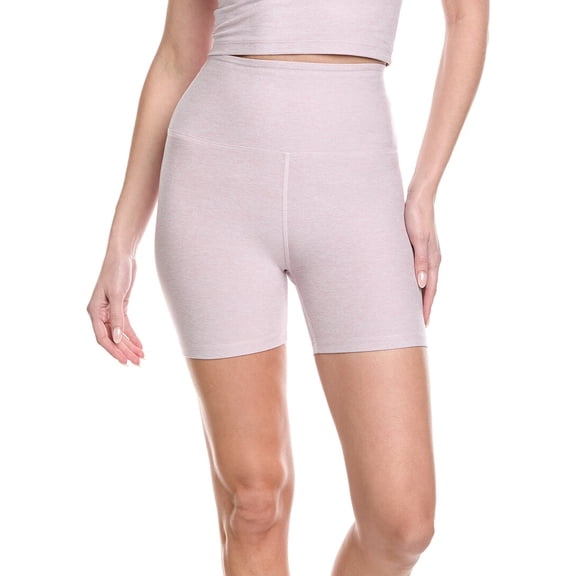 Beyond Yoga womens Spacedye Keep Pace 5in Short, XL, Pink