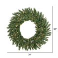 thumbnail image 2 of Vickerman Couronne de Pin Impérial de 30 Po avec 50 Lumières Claires, 2 of 4