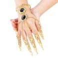 thumbnail image 2 of de danza del vientre declaración india para fiesta de disfraces de Halloween Negro Zulema Pulsera Danza del Vientre, 2 of 7