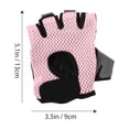 thumbnail image 2 of SKISUNO 1Par Deportivos Rosados De Nylon Para Dedo Con Amortiguación Y Transpirables, 2 of 6
