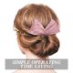 thumbnail image 4 of Hukapapa 4 piezas Deft Hair Bun Maker Donut Hair Bun French Hairstylemix color4, 4 of 5