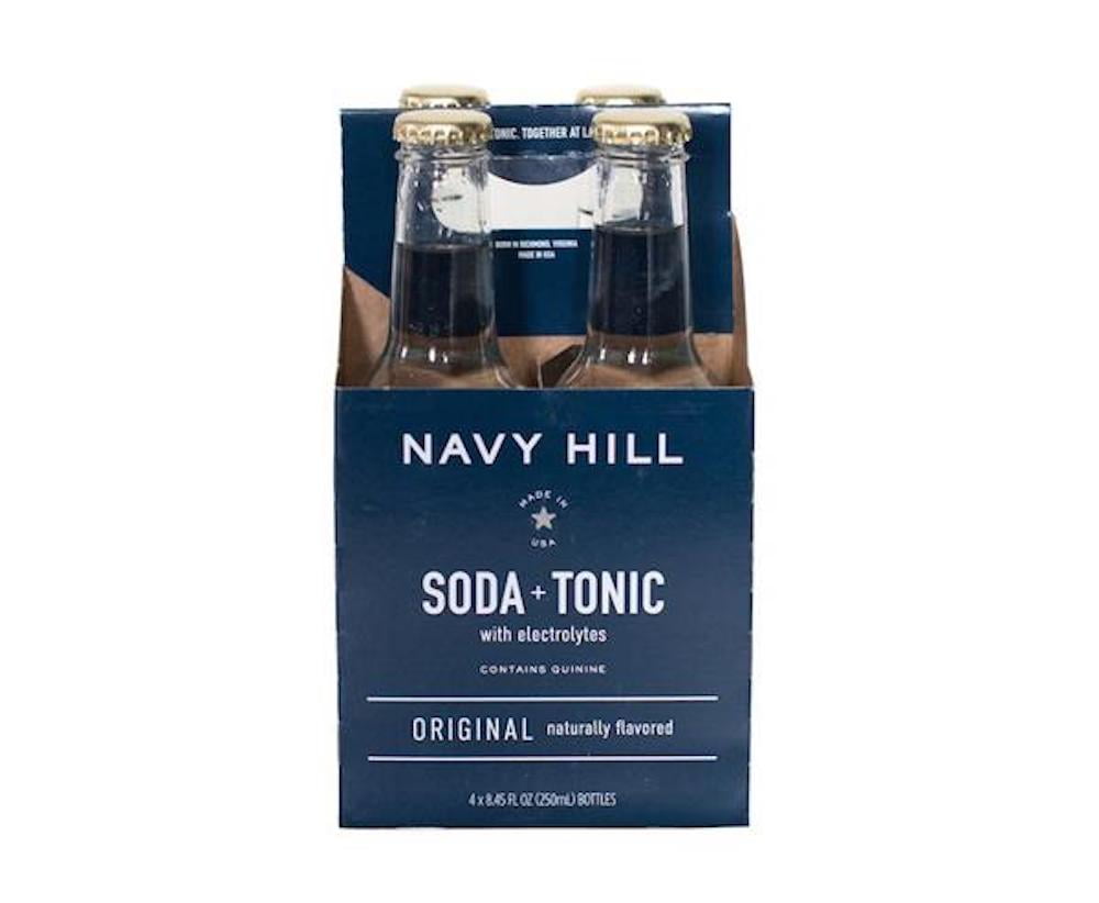 Navy Hill Soda & Tonic Water, Original , 8.45oz, 16 Pack