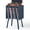 Blue, variant on LELELINKY Record Player Stand with 4 Storage Compartments Holds 100 Albums, Mid-Century Turntable Cabinet with Wood Legs for Bedroom, Walnut
