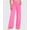 Pink, variant on Rosvigor Wide Leg Yoga Pants Women High Waisted Pants Loose Casual Pants with Pockets