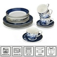 thumbnail image 4 of STP Porcelain J-229579, Mizuki Bone China Dinnerware Set of 20, Service for 4, 4 of 4