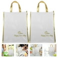 thumbnail image 3 of Miangastore Sac de Livraison de Nourriture Isolé Blanc avec Conception Pliable pour Rangement Facile à Nettoyer et à Ranger 2 Pcs, 3 of 8