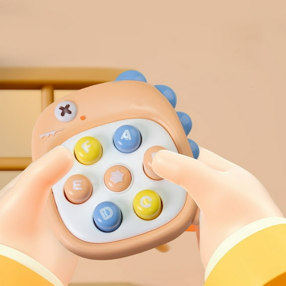 Dinosaur Whack-A-Mole Game, Push & Press Toy, Parent-Child Interactive Puzzle, Stress Relief Bubble Popper, Hand-Eye Coordination Training, Travel-Friendly