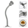 thumbnail image 1 of LIFKOME Light Supplies Lamp Pole Silver Metal Industrial Lighting 1Set, 1 of 8
