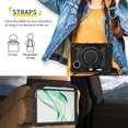 thumbnail image 6 of FJLBDE Case for Huawei MatePad Mini 8.8 Inch with 360 Kickstand, Shoulder Strap Carrying Protective Cover, Black, 6 of 6
