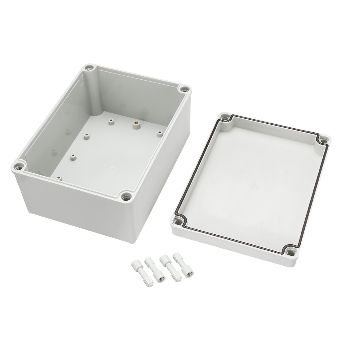 Unique Bargains 7.87"x5.91"x3.94"(200mmx150mmx100mm)ABS Junction Box Universal Project Enclosure
