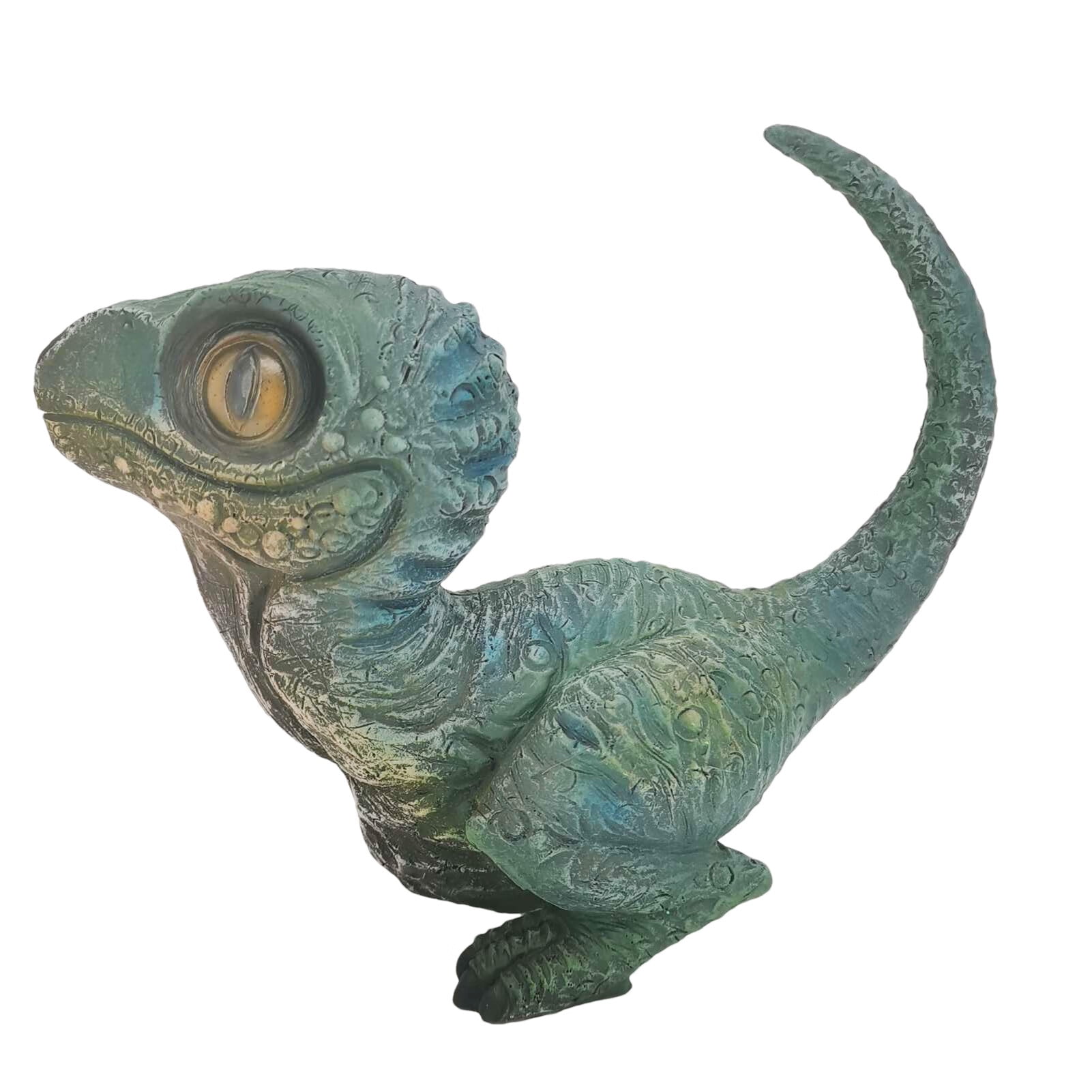 Goxfaca Dinosaur Garden Statues Resin Handpainted Velociraptor