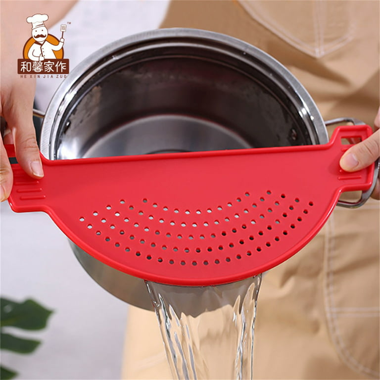 Kitchen Clearance ，Silicone Drainer, Special Anti-Spilling Food