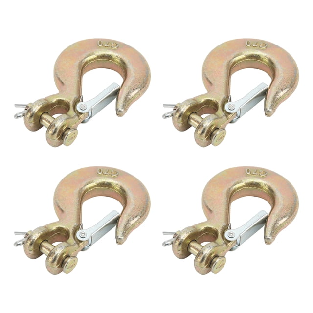Clevis Grab Hook, Clevis Slip Hook High Temperature Quenched 4 Pcs For Lifting