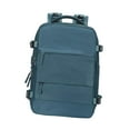 thumbnail image 4 of Mochila de mano/mochila de viaje resistente al agua de 30 litros con bolsillo impermeable para portátil. Azul, 4 of 9