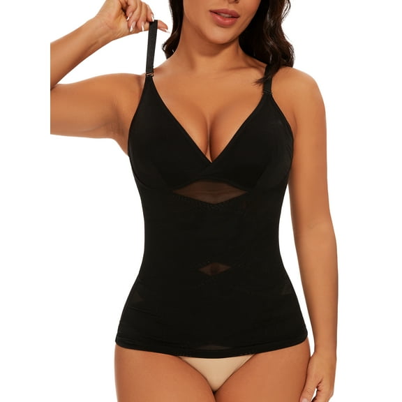 MISS MOLY Shapewear Camisole for Women Tummy Control Compression Tanks Cami Tops V-Neck Camisoles