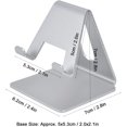 thumbnail image 2 of Desktop Adjustable Tablet PC Phone Stand Universal Aluminum Alloy Mobile Phone Bracket with Rubber Non Slip Mat,Computer Desk, 2 of 5