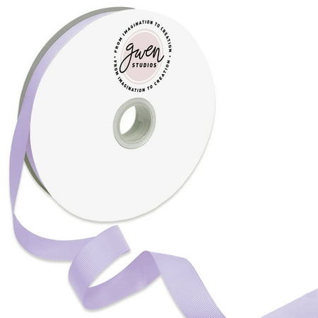 UPC: 0810056347239 | Lavender Grosgrain Ribbon for Crafts and Bows  7/8  x 100 Yards by Gwen Studios