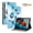 Blue Butterfly, variant on Allytechgroup for Galaxy Tab S9/S8/S7 11", Stylish Pattern Cards Slots Stand Protective Shockproof Case with Elastic Band for Galaxy Tab S9 / Tab S8/ Tab S7 SM-X710 X706 T870, Lotus