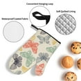 thumbnail image 3 of Daiia Butterfly Pattern Oven Mitts and Pot Holders 4 pcs Set,High Heat Resistant 500 Degree Extra Thicken Long Kitchen Cotton Oven Glove, 3 of 6