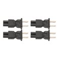 thumbnail image 5 of Adaptador de corriente NEMA 1-15P a IEC320 C5, 4 Uds., 15A, 125V, Plug and Play, convertidor de corriente para ordenador portátil de 2 clavijas, enchufe estadounidense de 125V, 5 of 5