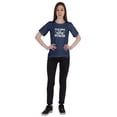 thumbnail image 4 of Inkmeso Haut Col Rond pour Femmes Enseignement Est Mon Super Pouvoir Citation Graphique T-Shirt, 4 of 6