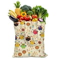 thumbnail image 1 of Cute Owl Canvas Bag – Baby Owl Print Tote, 1 of 6