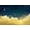 Unframed, variant on Art.com Vintage night sky with crescent moon and clouds Stretched Canvas Print Wall Art by David Schrader, 18" x 12"