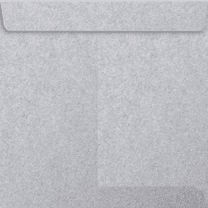 LUXPaper 9 x 9 Square Envelopes, Silver Metallic, 50/Pack